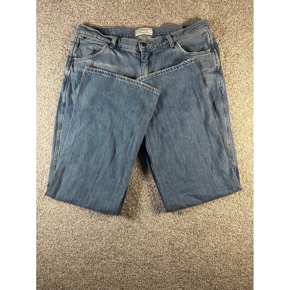 American Eagle Outfitters Mens 34x30 Bootcut Jeans Blue Denim 100% Cotton